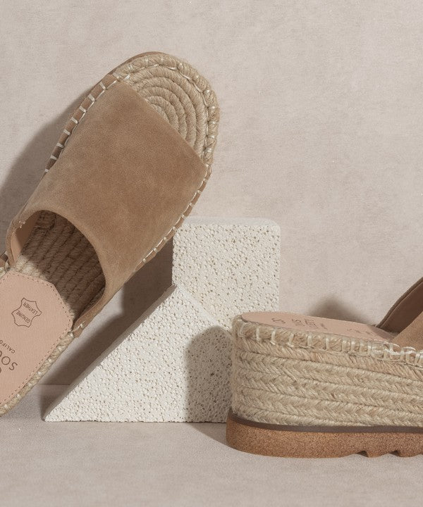 OASIS SOCIETY Ivy - Espadrille Platform Slide