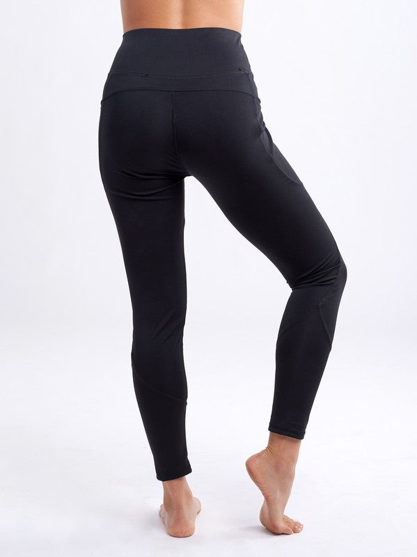 High-Waisted Classic Gym Leggings w Pockets