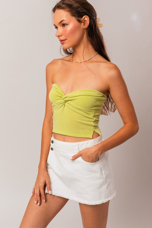 TWIST TUBE CROP TOP