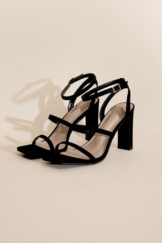 DEVIN-8 ANKLE STRAP HEELS