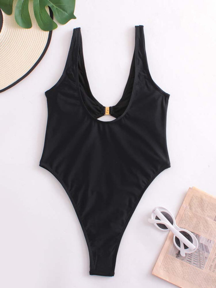 Hollow Out One Piece Swimsuit Monokini