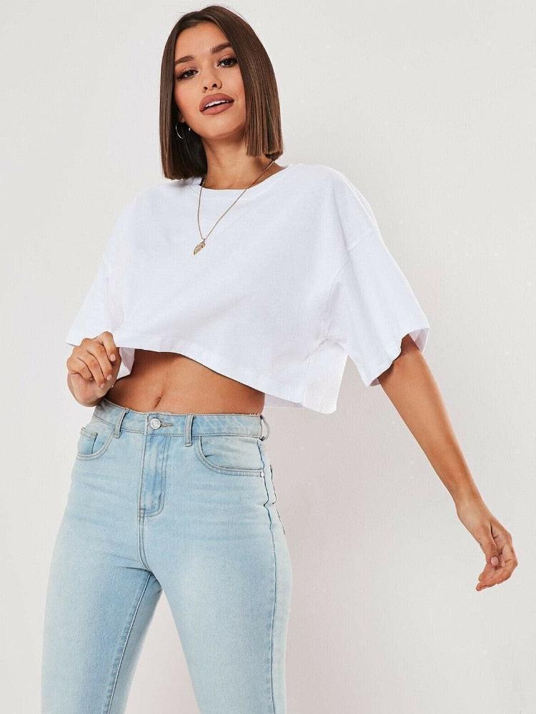 Vibe Check Cropped T-Shirt