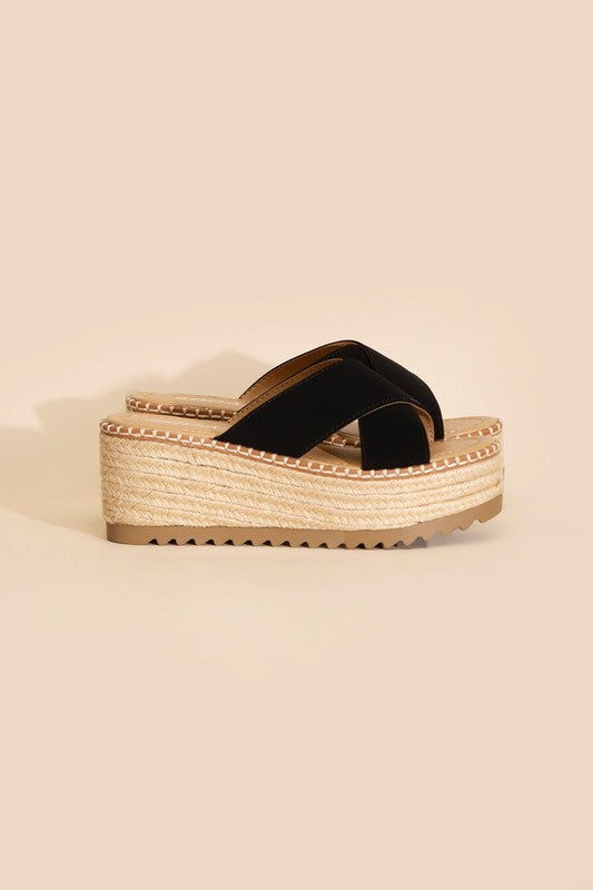 HEIGHT-S RAFFIA PLATFORM SLIDES