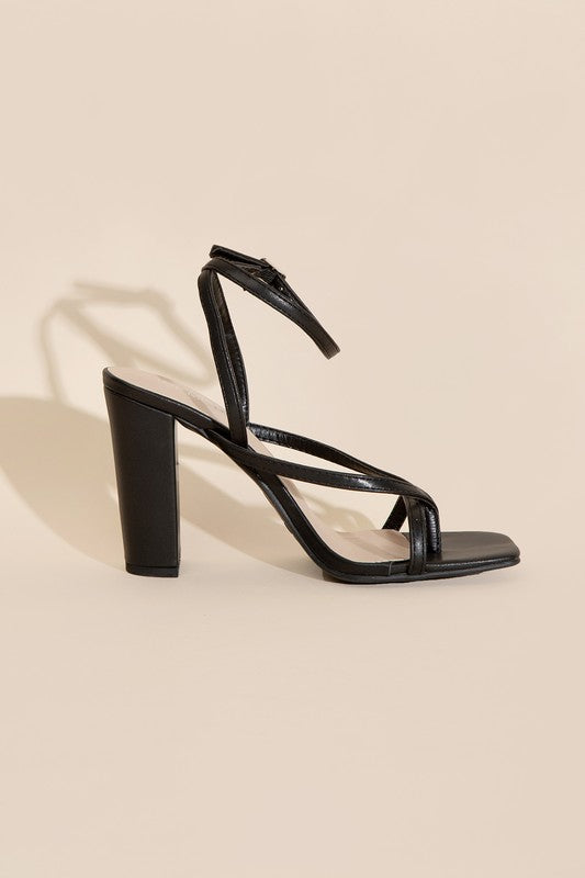 NILE-5 THONG STRAPPY HEELS